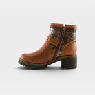 L'Artiste Branchout boots in Camel Multi, side view
