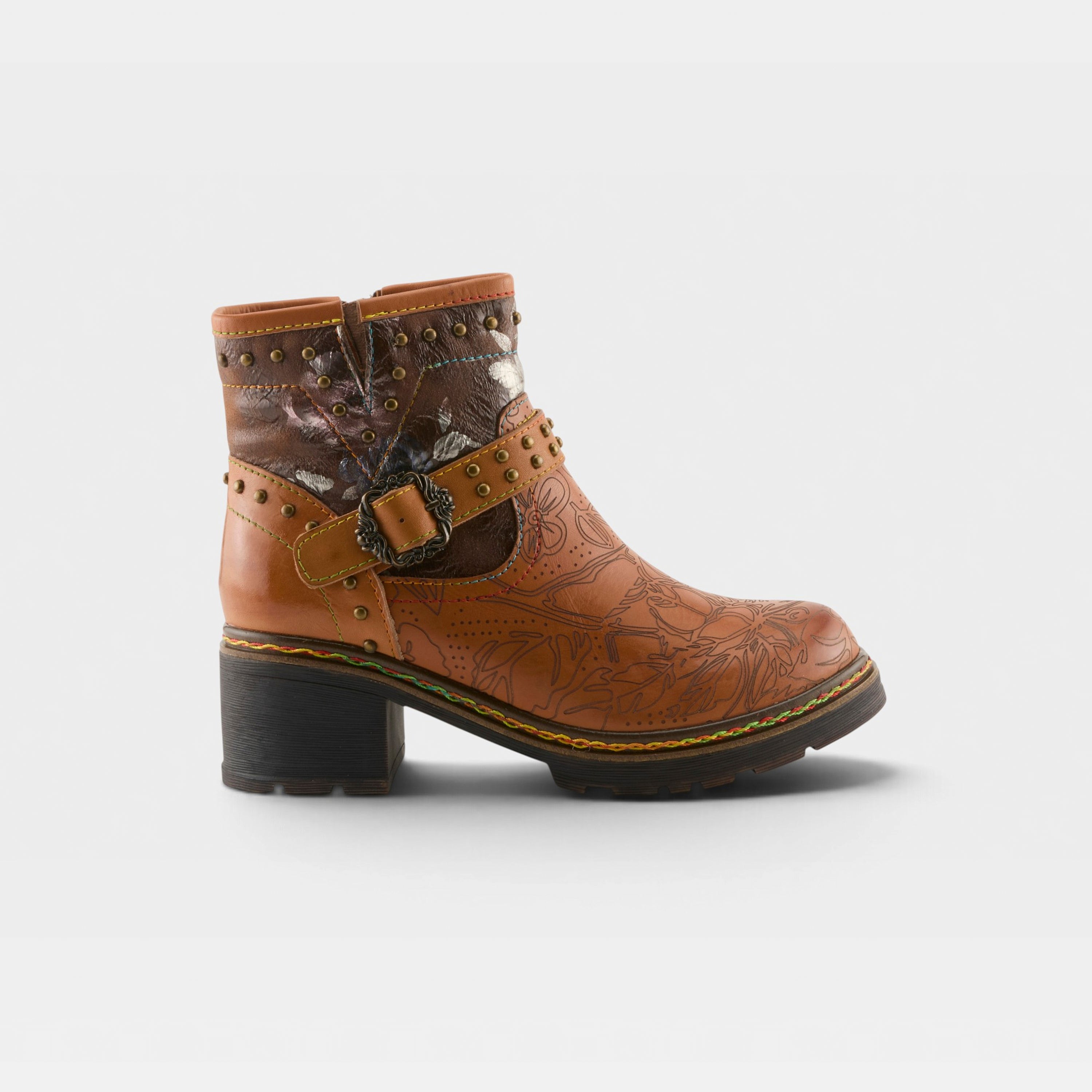 L'Artiste Branchout boots in Camel Multi, hero view