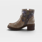 L'Artiste Branchout boots in Grey Multi, side view