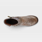 L'Artiste Branchout boots in Grey Multi, top view