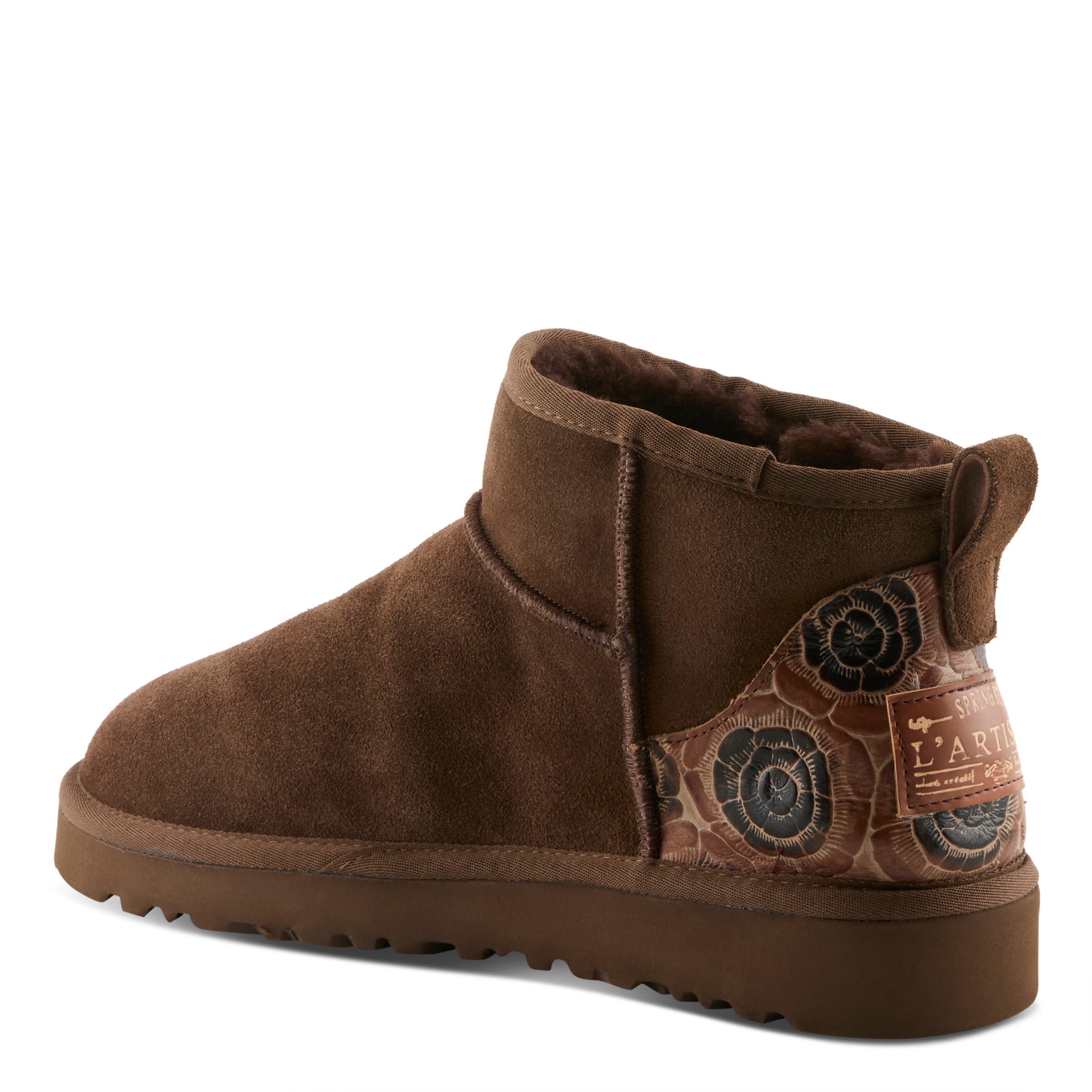 DARK BROWN MLT SUEDE