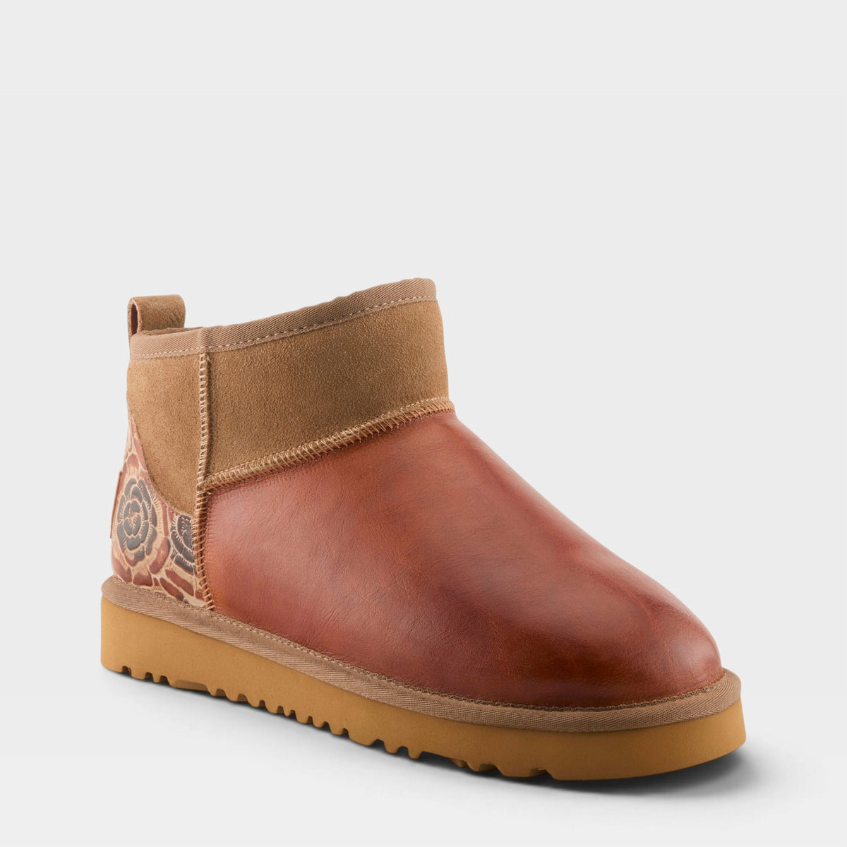 L'Artiste BRANDAI-GLOSS BOOTS in BROWN MULTI, front view