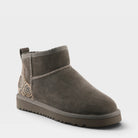 L'Artiste BRANDAI BOOTS in GREY MULTI SUEDE, front view