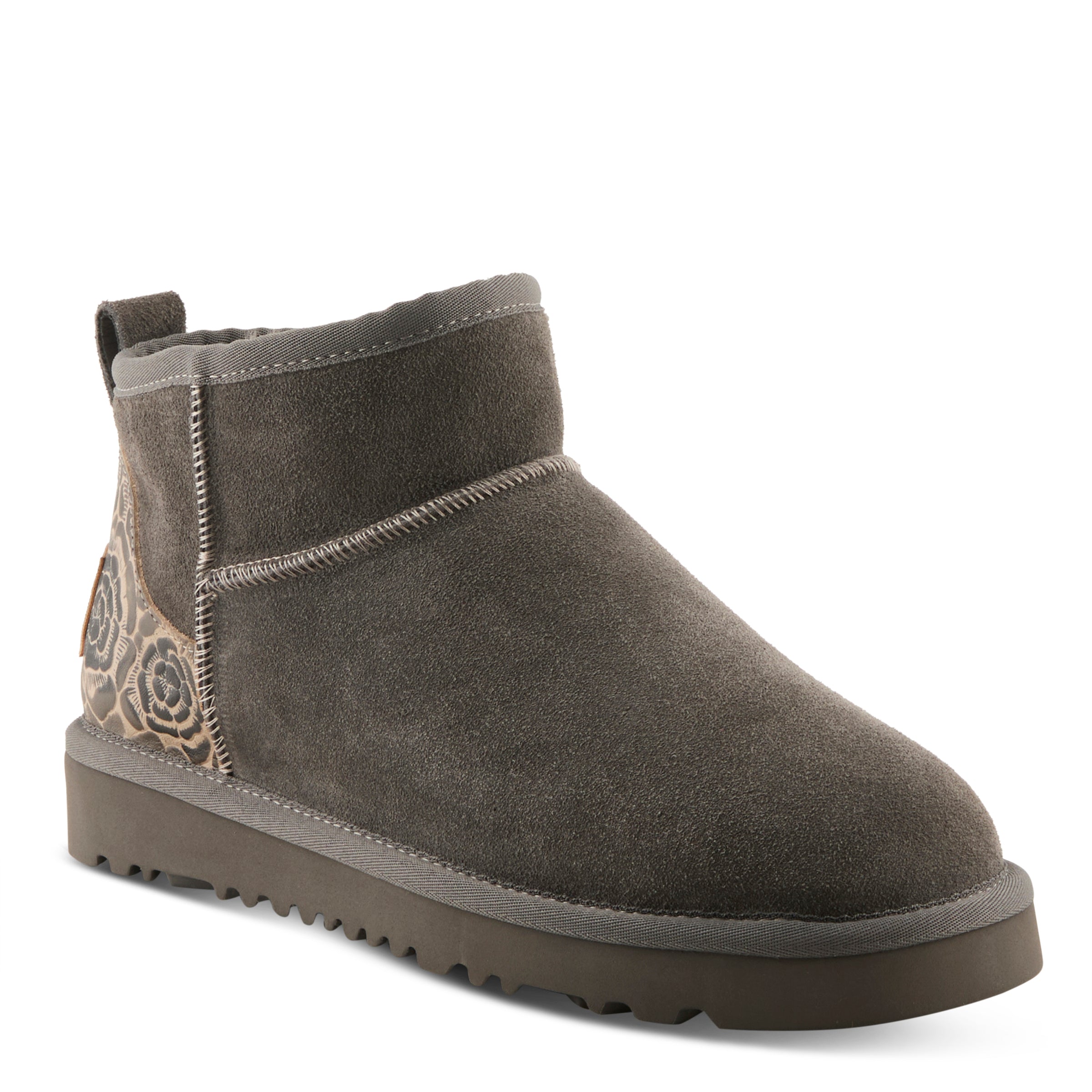 GREY MULTI SUEDE