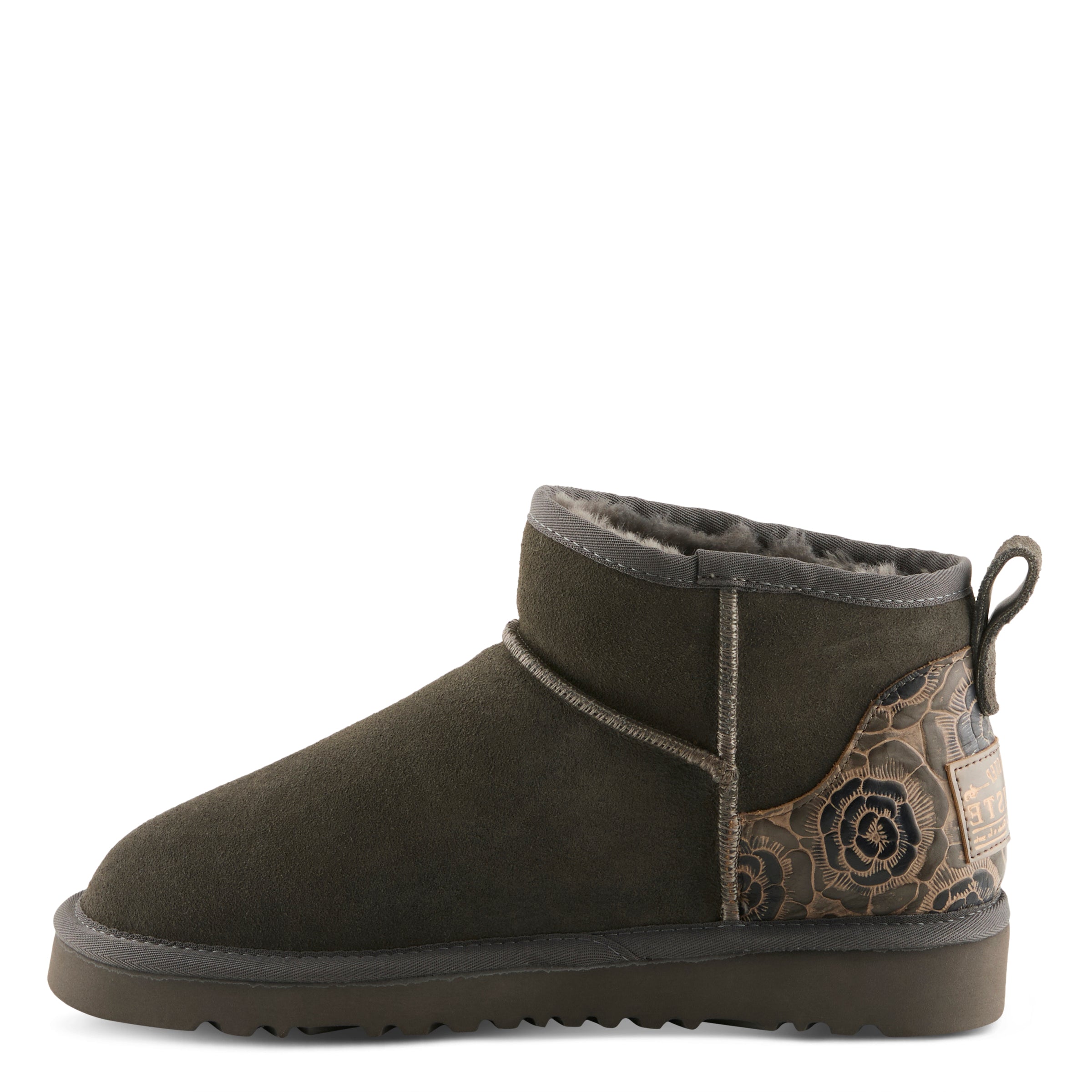GREY MULTI SUEDE