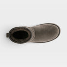 L'Artiste Brandai boots in Grey Multi Suede, top view