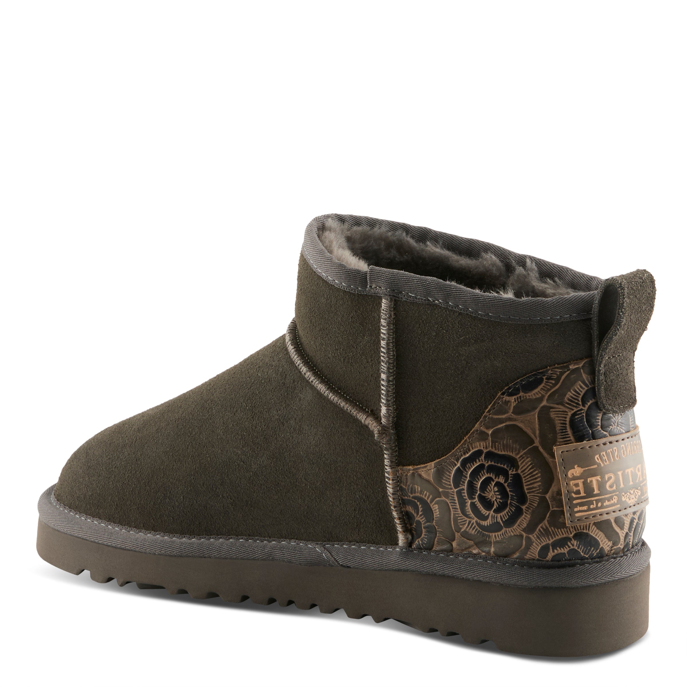 GREY MULTI SUEDE