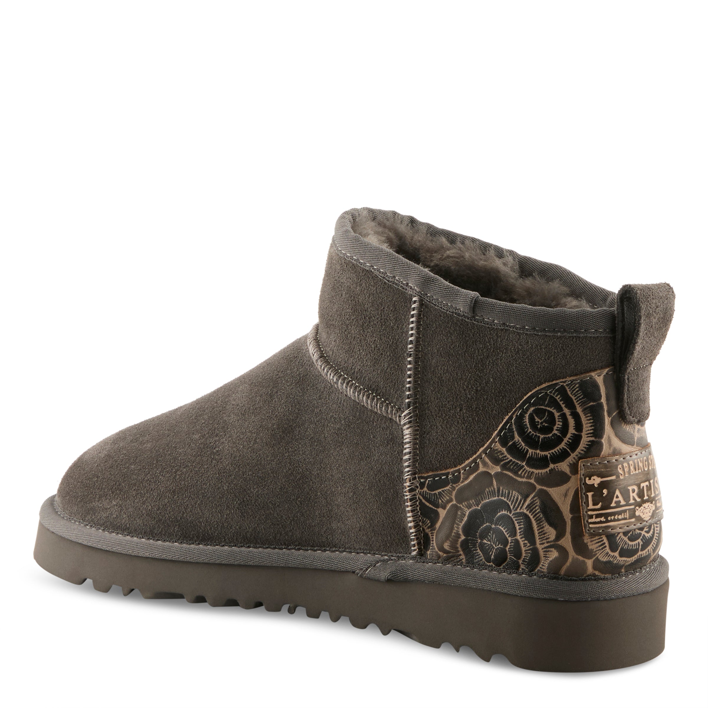 GREY MULTI SUEDE