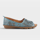 Spring Step Brandal Blue Slip-on Shoe