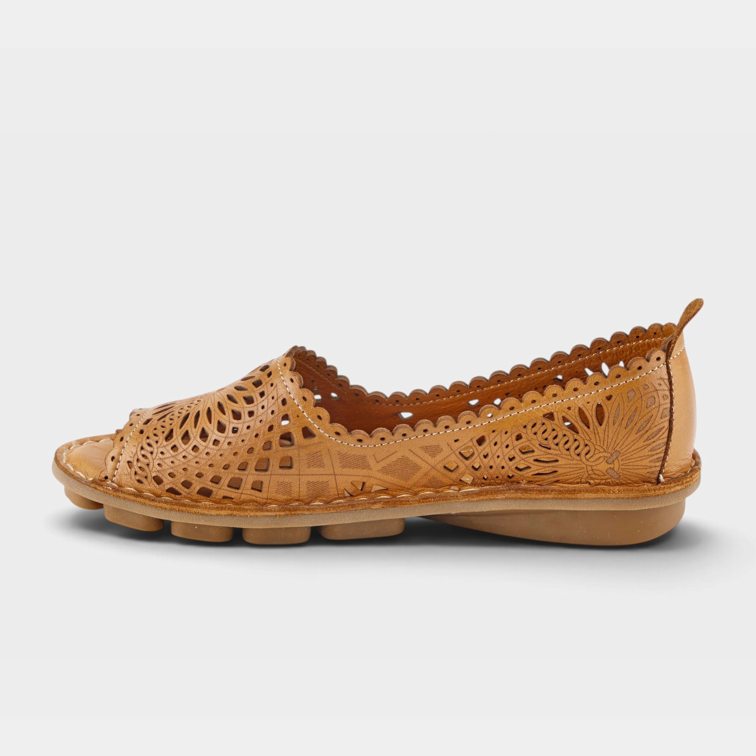 Spring Step Brandal Camel Slip-on Shoe
