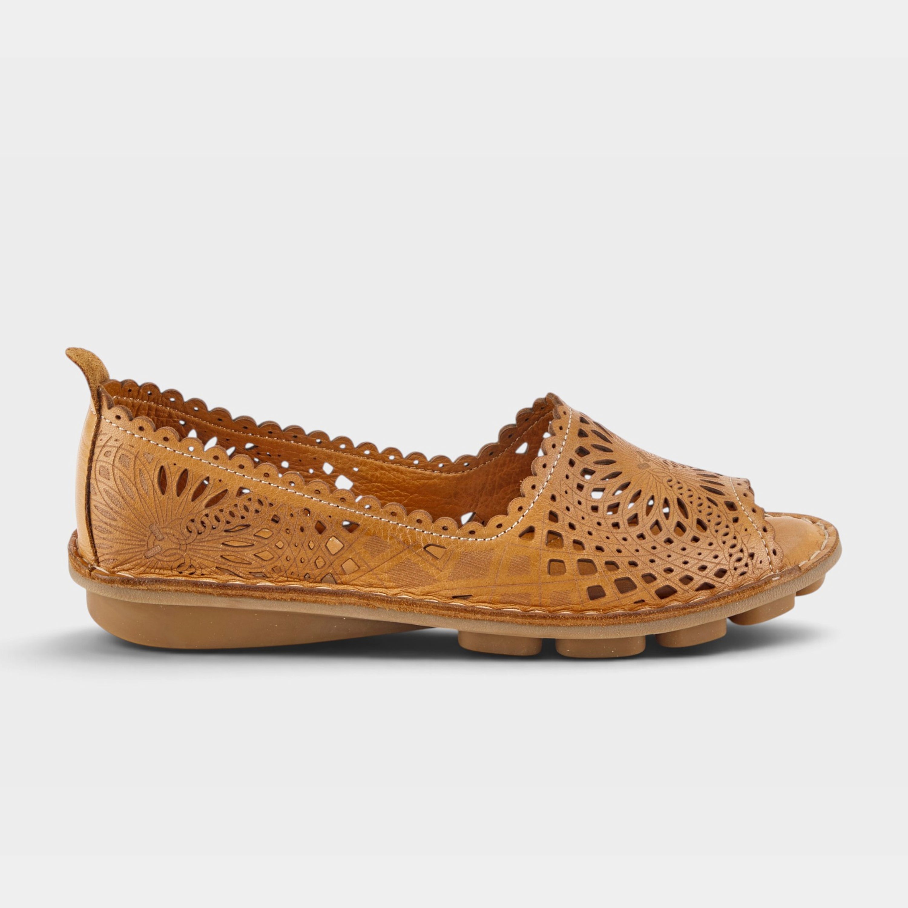 Spring Step Brandal Camel Slip-on Shoe