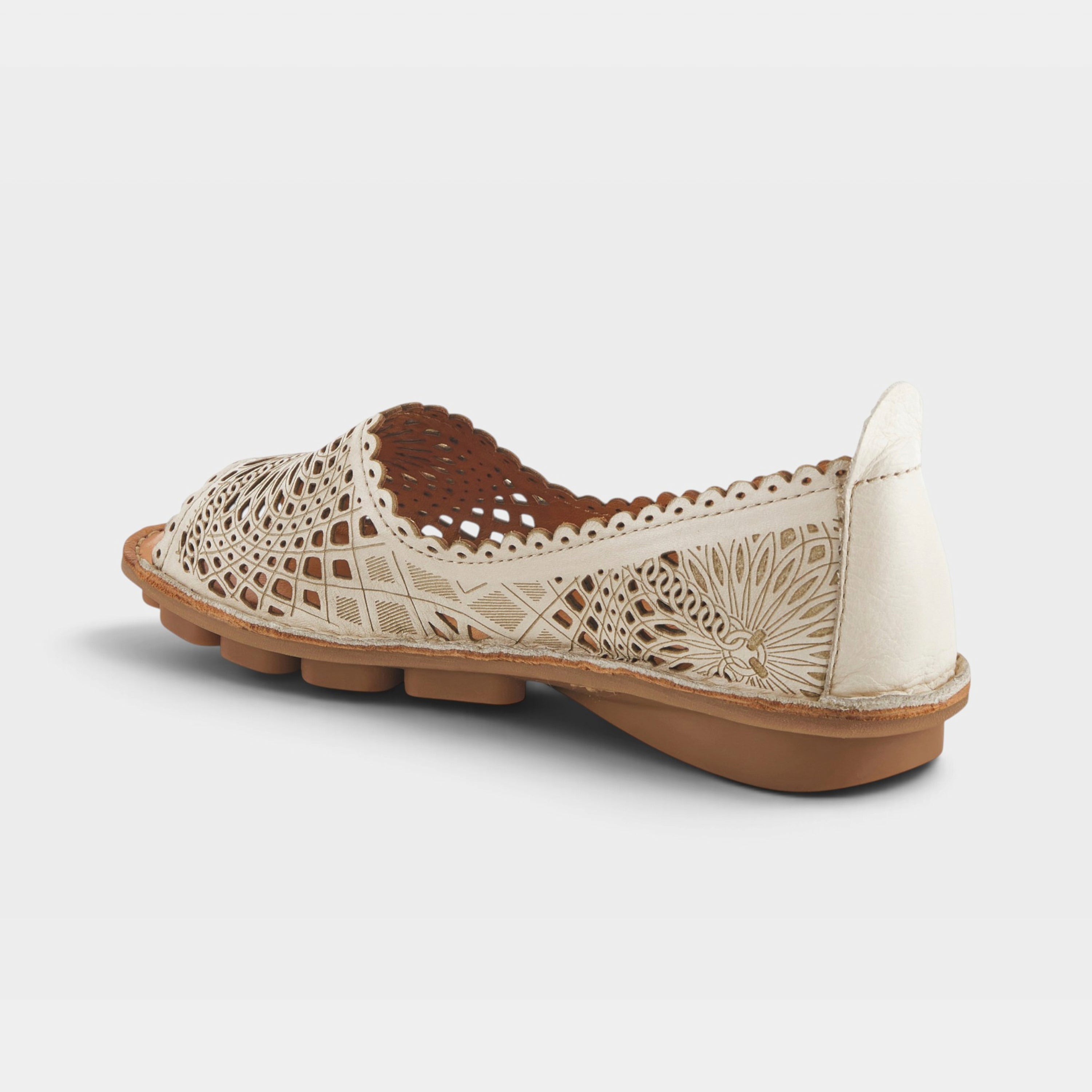 Spring Step Brandal Light Grey Slip-on Shoe