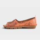 Spring Step Brandal Orange Slip-on Shoe