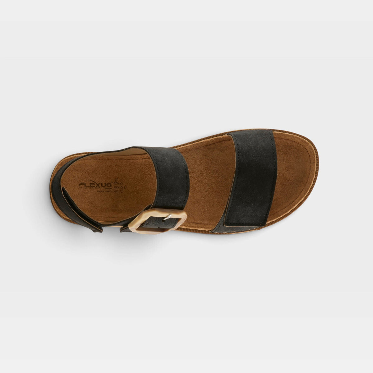 Flexus Bravies Black Sandal