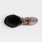 L'Artiste Brazen boots in Grey Multi, top view
