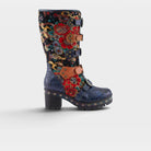 L'Artiste Brazen boots in Navy Multi, hero view