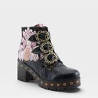 L'Artiste BRAZZA BOOTS in BLACK MULTI, front view