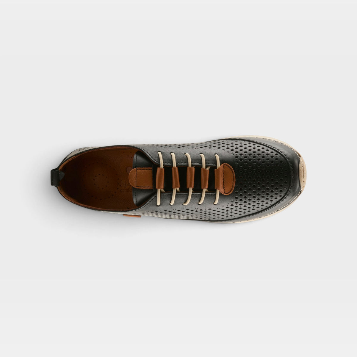 Spring Step Breen Black Fashion Casual Sneaker