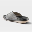Flexus Brewer Black Metallic Sandal