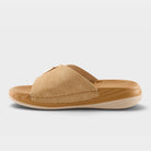 Flexus Brewer Tan Metallic Sandal