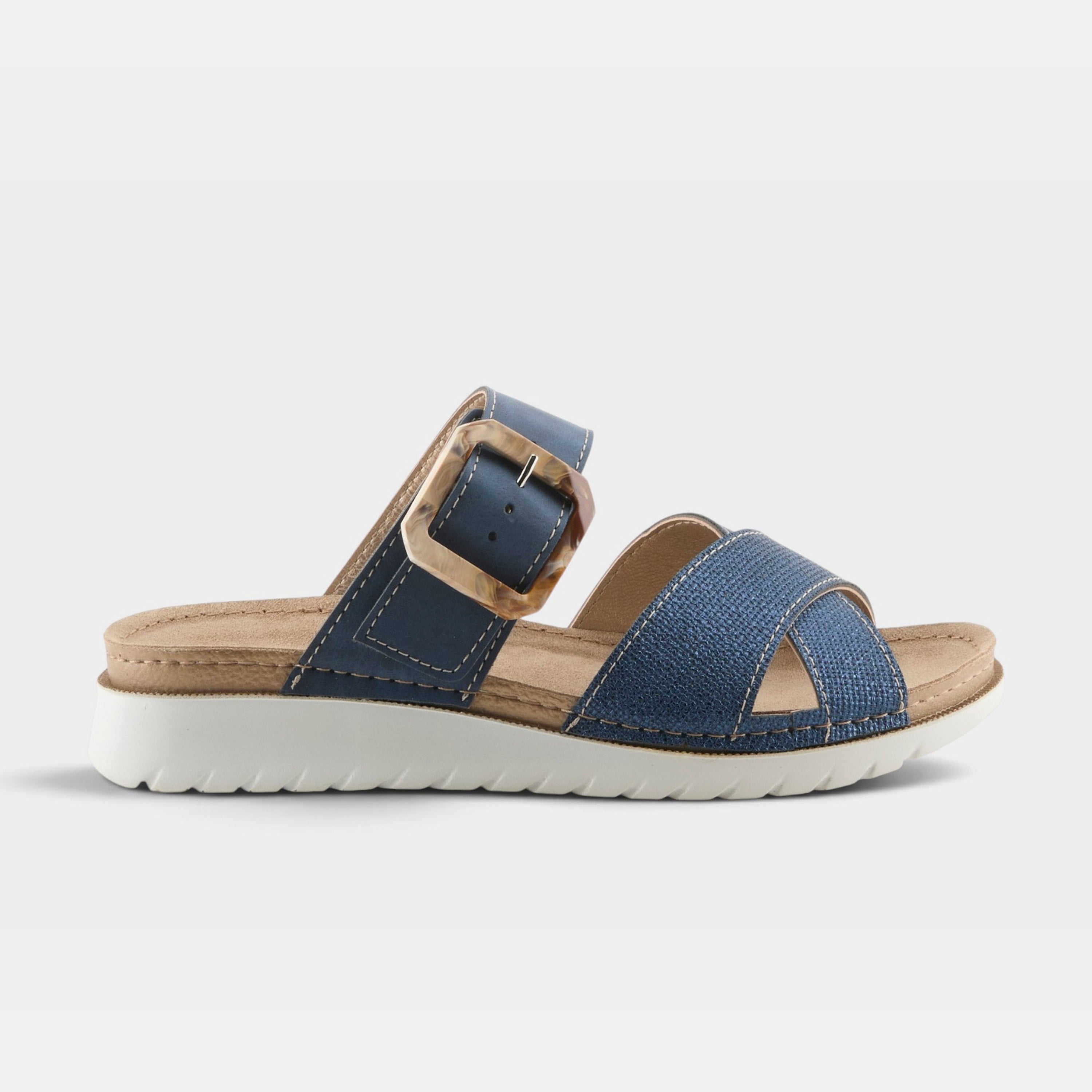 Flexus Brinoza Navy Multi Sandal