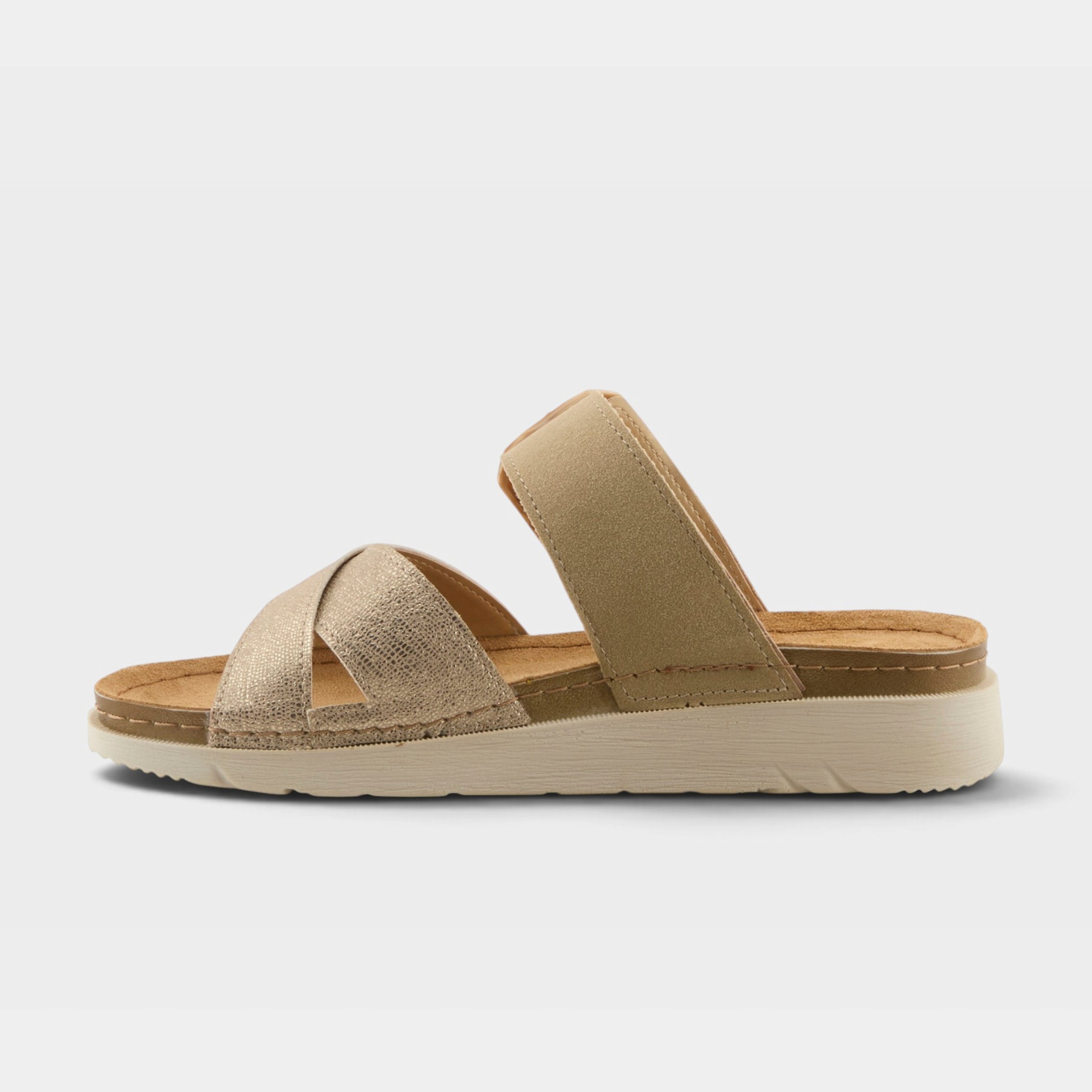 Flexus Brinoza Tan Multi Sandal