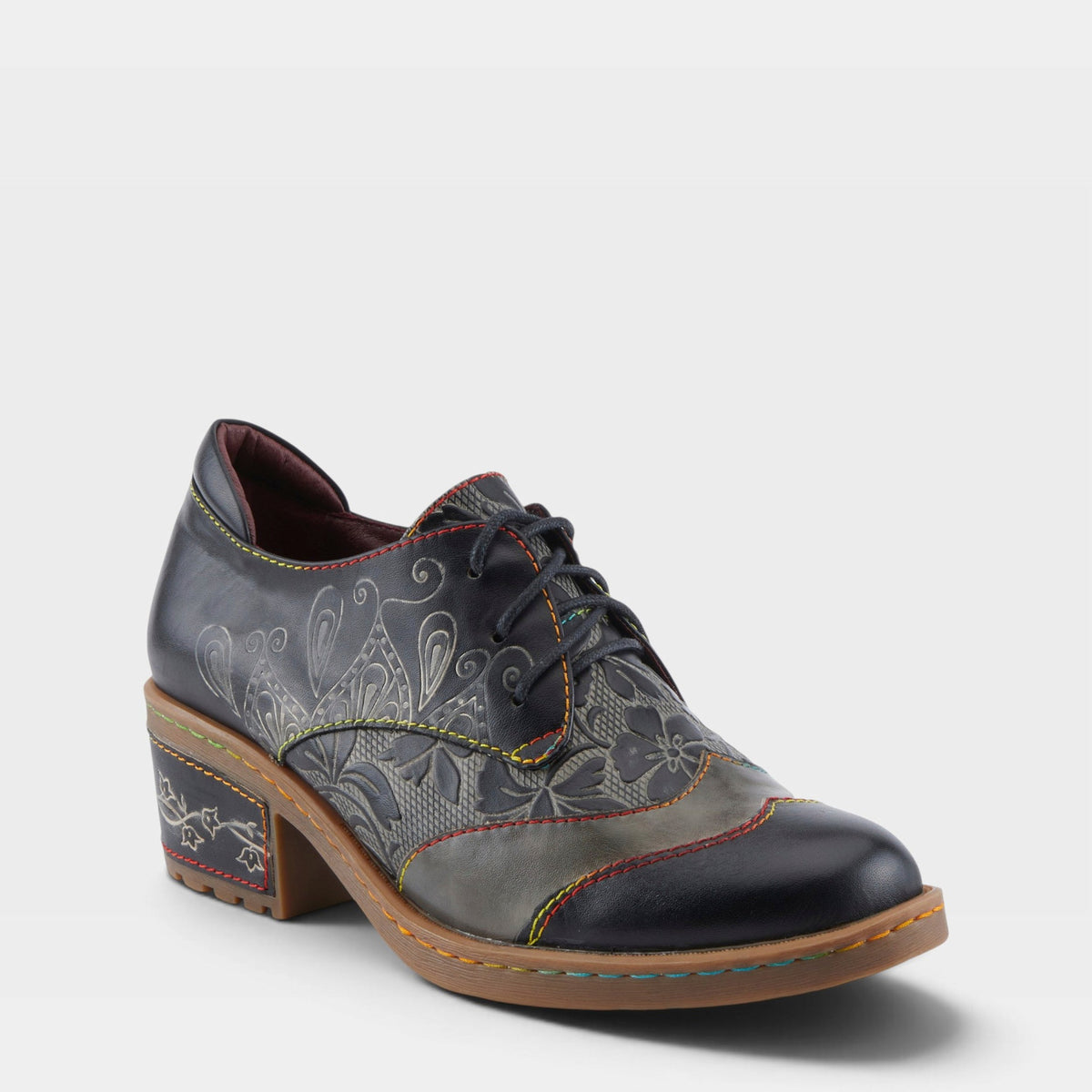 L'Artiste BRITEETOE SHOES in BLACK, front view