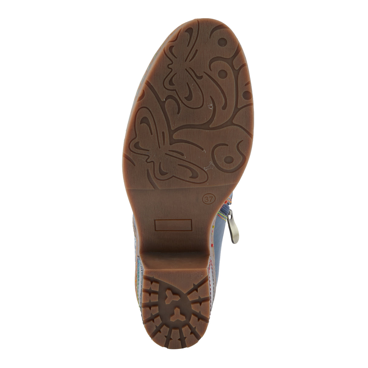 L'Artiste L'ARTISTE BRITEETOE SHOES shoe in brown with handcrafted leather design