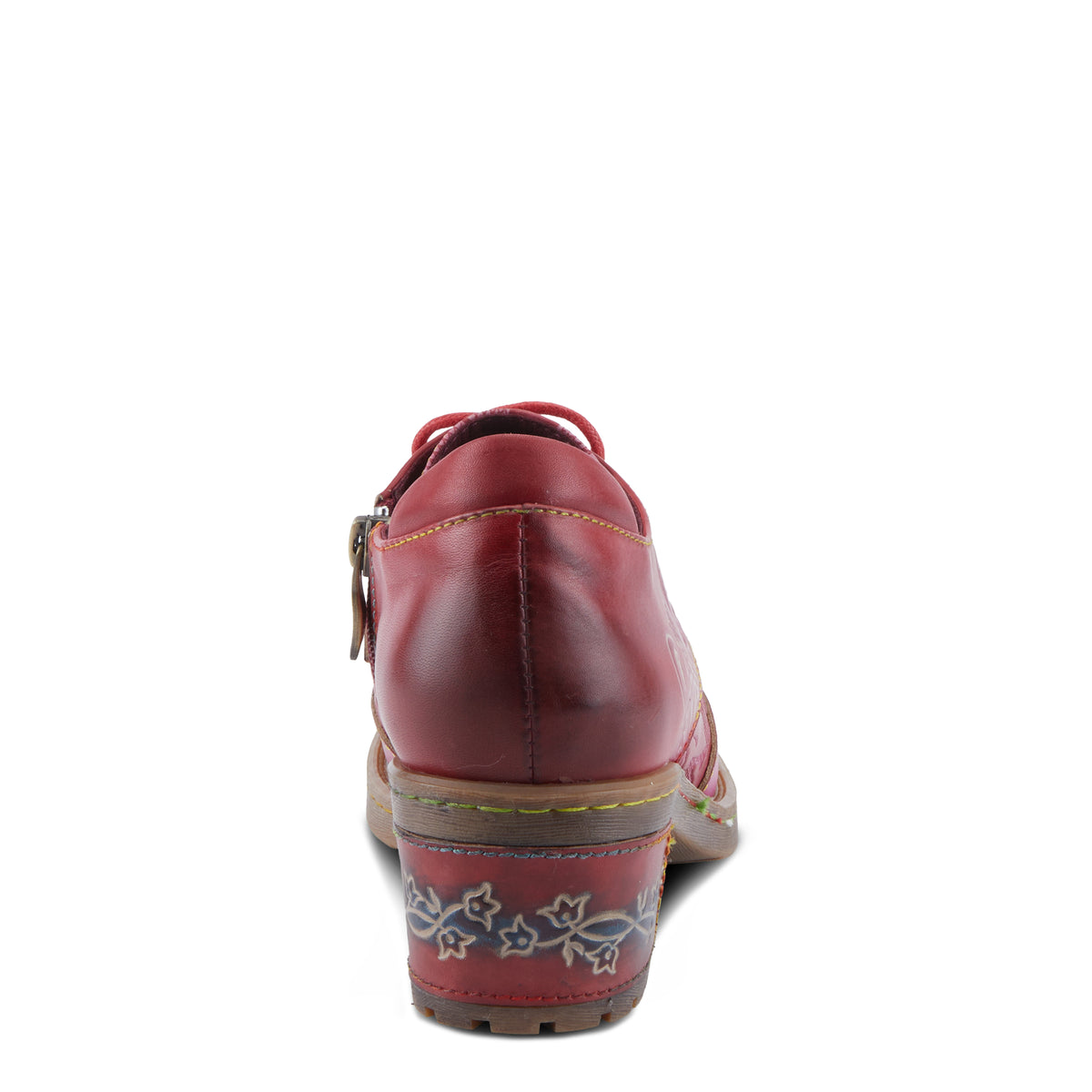 L'Artiste L'ARTISTE BRITEETOE SHOES shoe in blue with handcrafted leather design