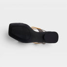 Azura Broider Chocolate Multi Sandal