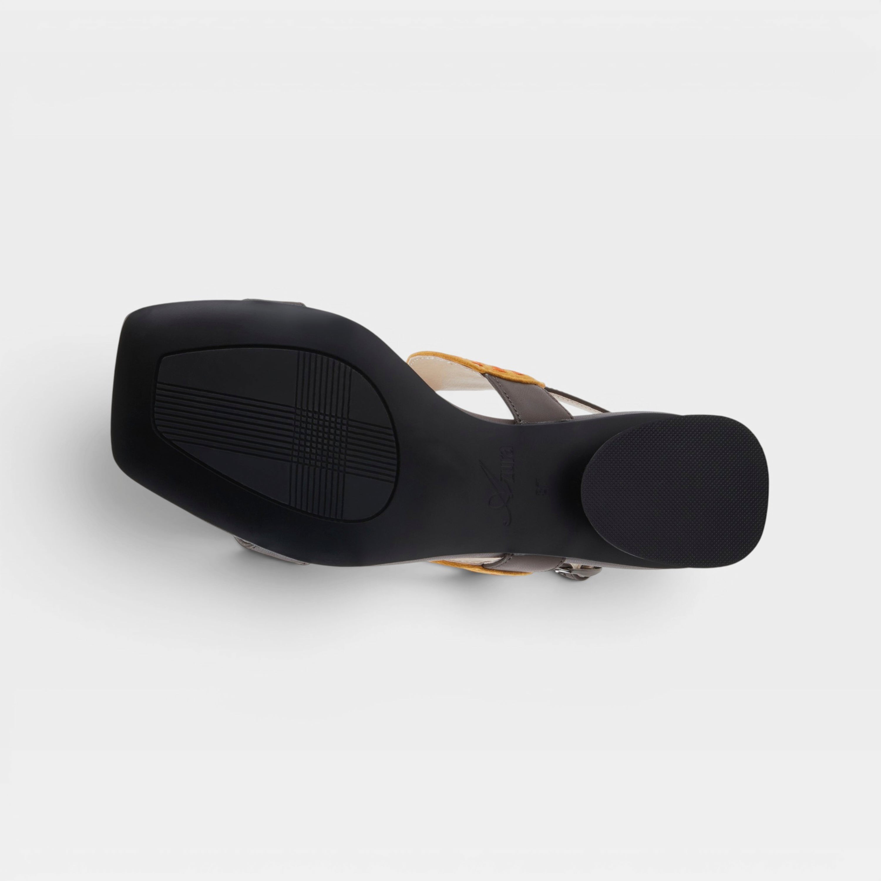 Azura Broider Chocolate Multi Sandal