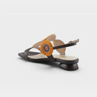 Azura Broider Chocolate Multi Sandal