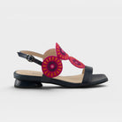 Azura Broider Navy Multi Sandal