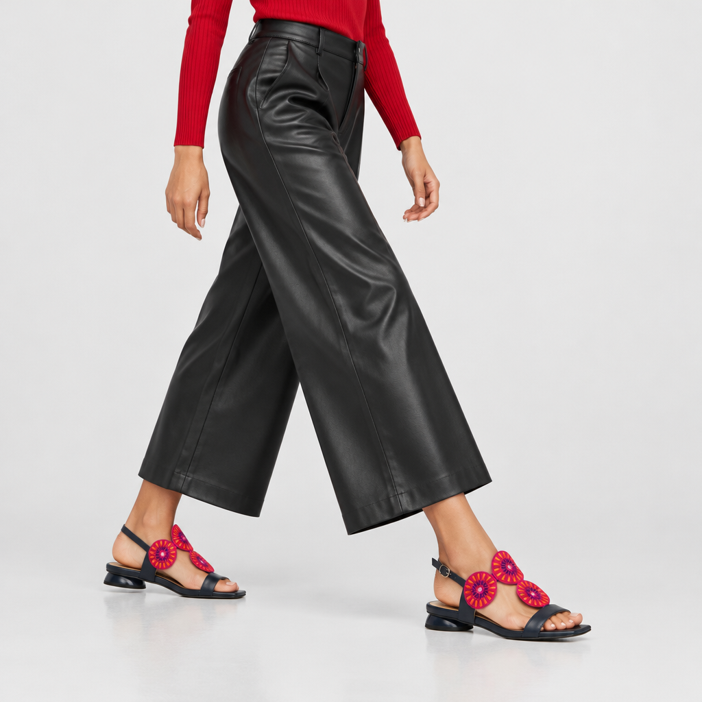 Azura BROIDER SANDALS – on-foot lifestyle view