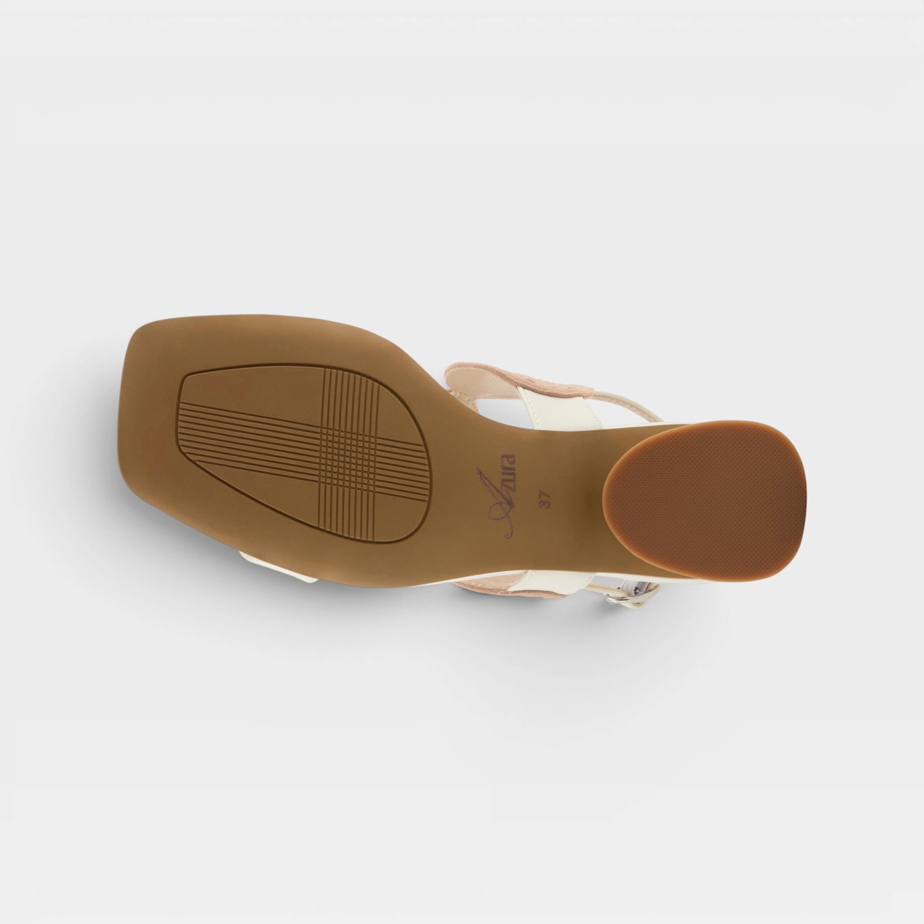 Azura Broider White Multi Sandal