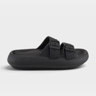 Flexus Bubbles Black Sandal