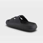 Flexus Bubbles Black Sandal