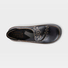 L'Artiste Burbank clogs in Black, top view