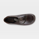 L'Artiste Burbank clogs in Brown, top view