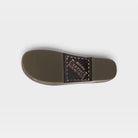 L'Artiste Burbank clogs in Brown, outsole view