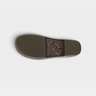 L'Artiste Burbank clogs in Grey, outsole view