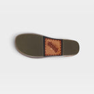 L'Artiste Burbank clogs in Natural, outsole view