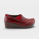 L'Artiste Burbank clogs in Red, hero view