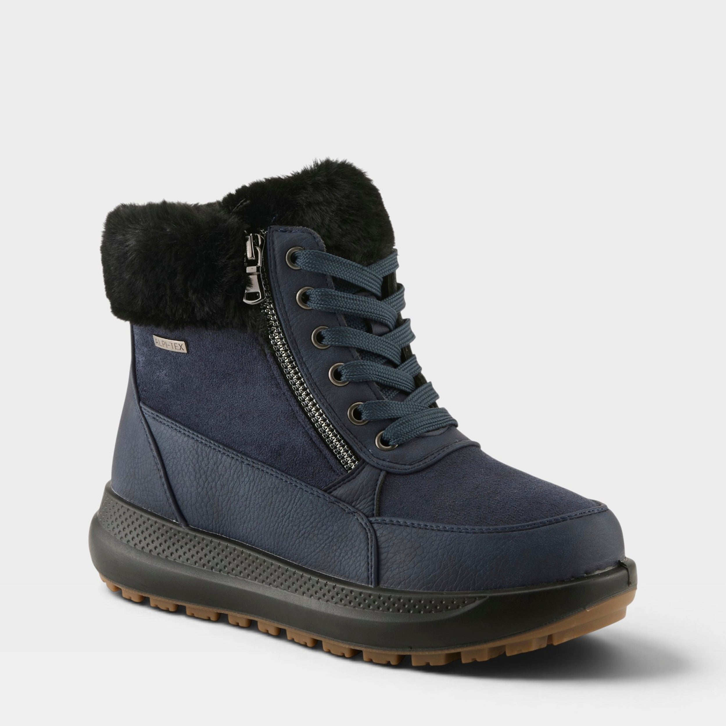 クルン　n フラットシューズ　ウォータープルーフ　26.5 Women's Flexus Burrell Lace-up Platform Boots - Spring Step Shoes