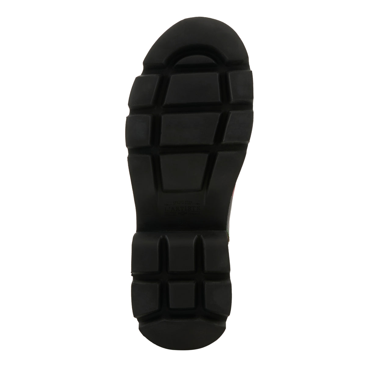 L'Artiste L'ARTISTE BUSYBEE SHOES shoe in black multi with handcrafted leather design