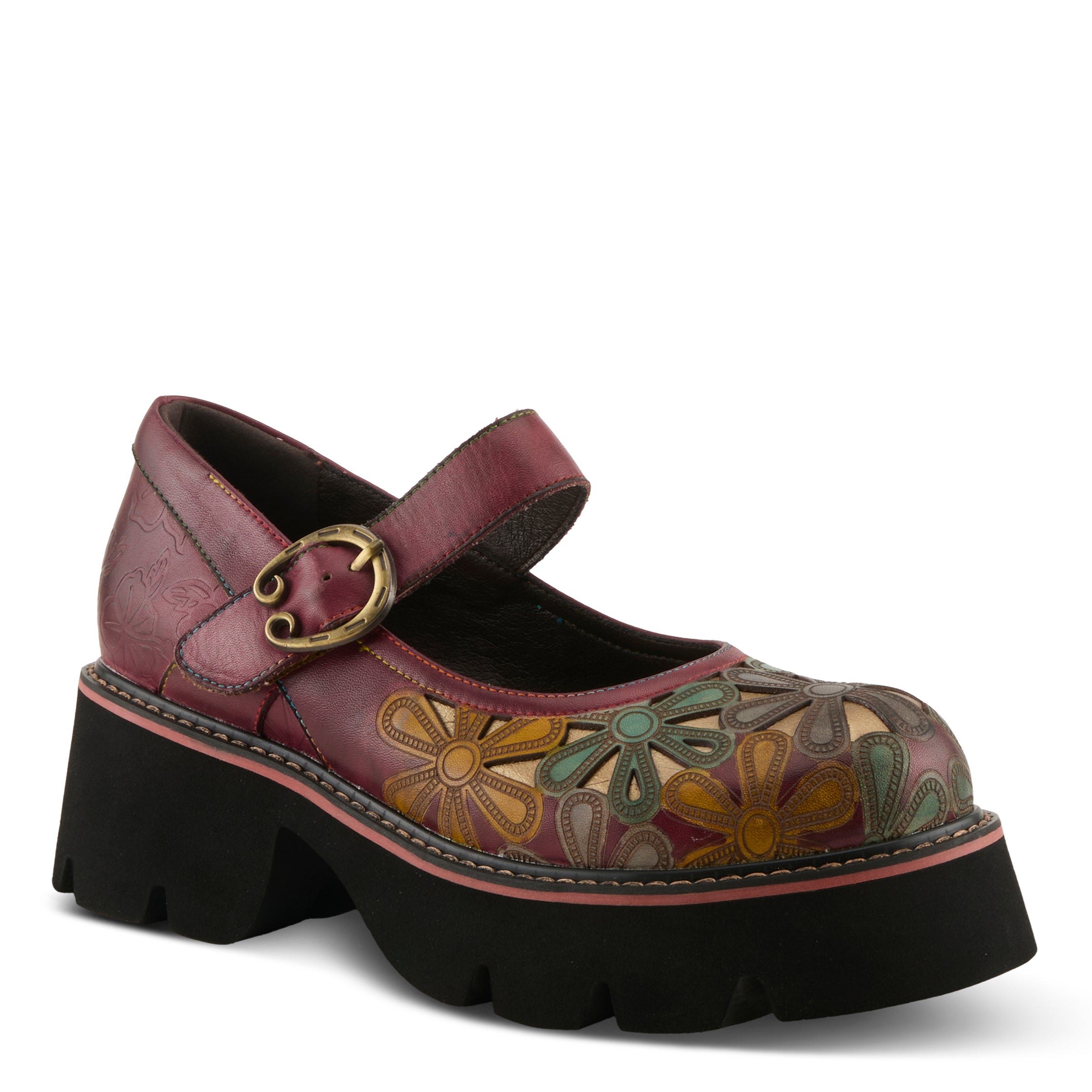 Chunky & Block Heel Mary Janes, Floral Styles – Spring Step Shoes
