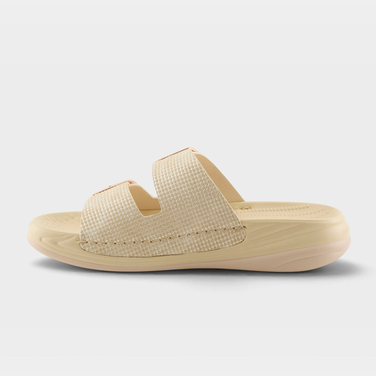 Flexus Buttermere Bone Metallic Sandal