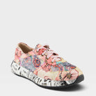 L'Artiste CABARET SNEAKERS in PINK MULTI, front view