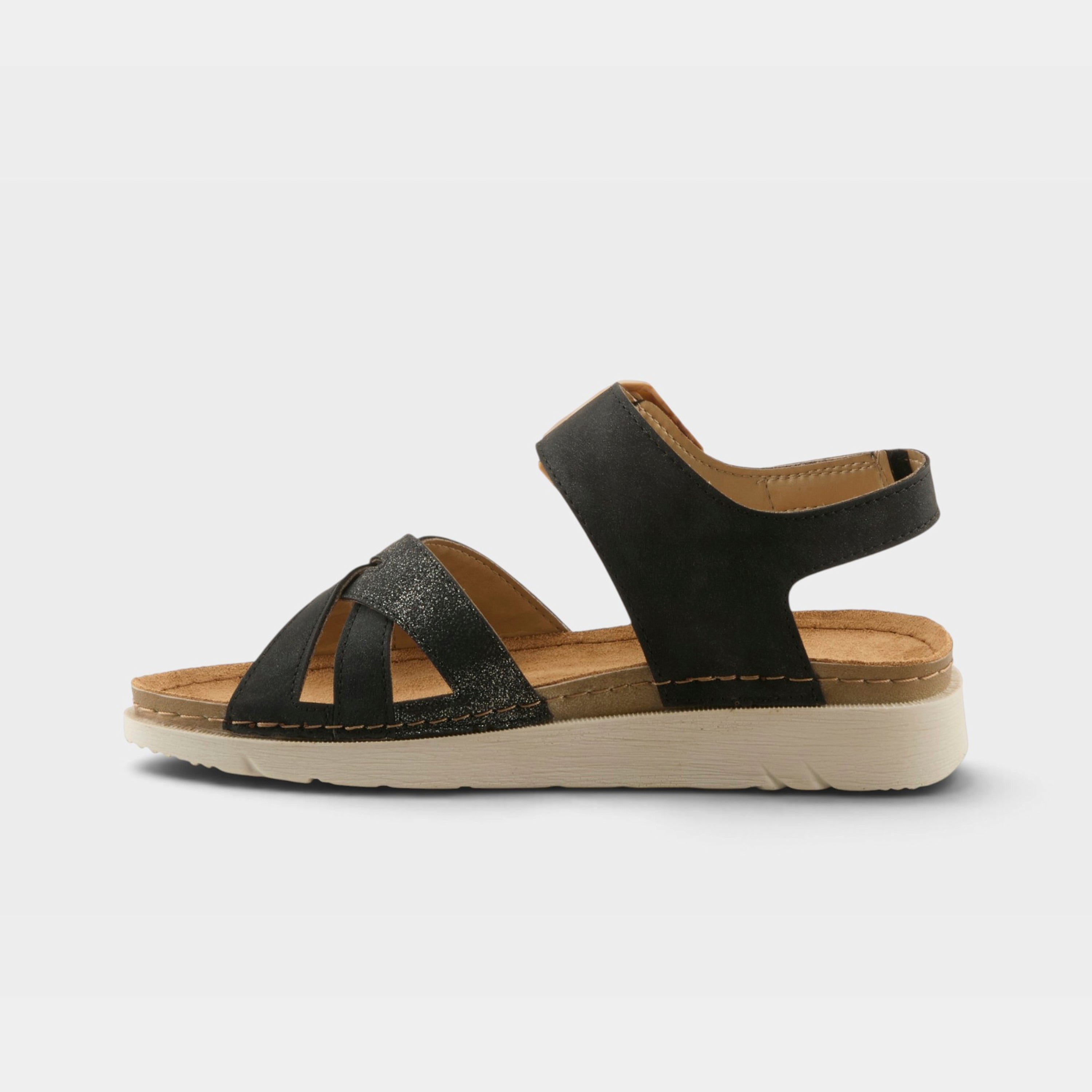 Flexus Cabianna Black Multi Sandal