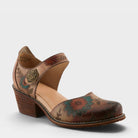 L'Artiste CABRACHO SHOES in BEIGE MULTI, front view